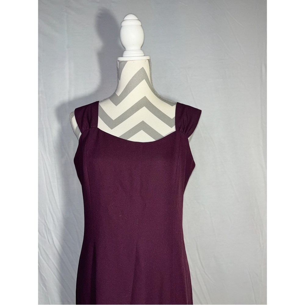 Plum formal maxi dress